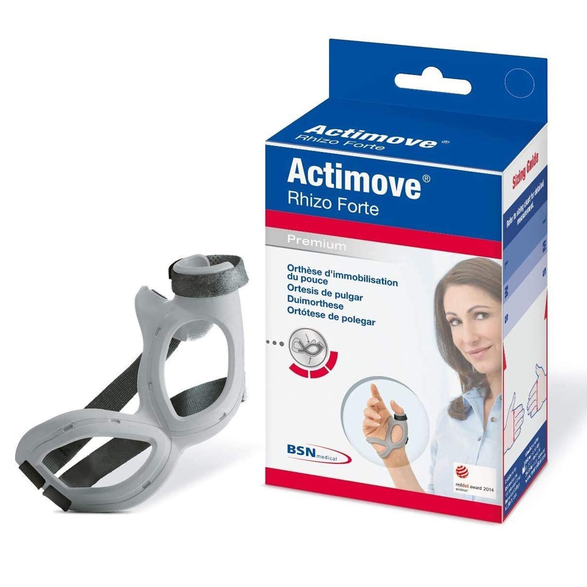 Thumb Support Actimove Rhizo Forte Small Thumb Gray