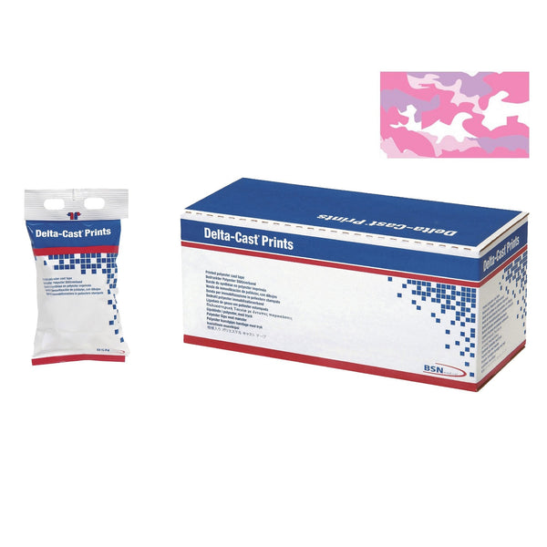 Cast Tape Delta Cast Prints 2 Inch X 12 Foot Polyester Pink Camouflage