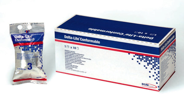 Cast Tape Delta Lite Conformable 2 Inch X 12 Foot Fiberglass Dark Blue