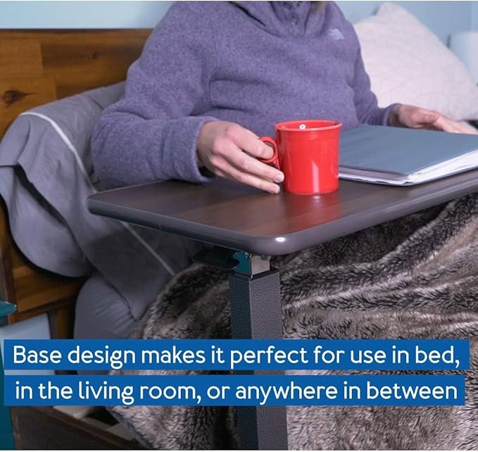 deluxe overbed table carex