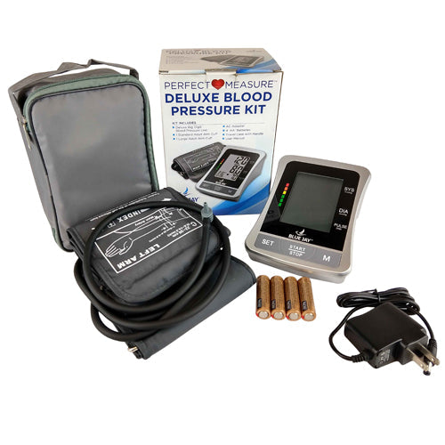 deluxe perfect measure blood pressure kit w 2 cuffs