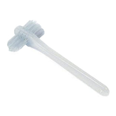 Denture Brush Dawn Mist 2 Sided Bristle Opaque