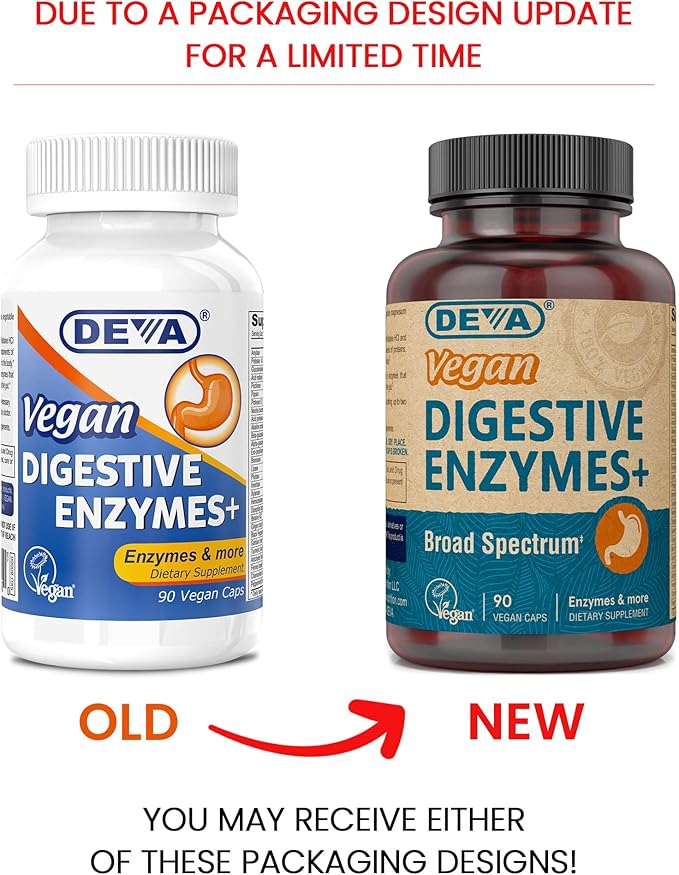 deva vegan digestive support 90 vegan capsules