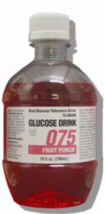 Glucose Tolerance Beverage Glucose Drink Fruit Punch 75 Gram 10 oz. per Bottle, Packaging Type- Case