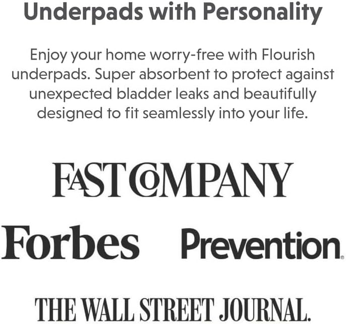 disposable underpad flourish 24 x 36 inch fluff light absorbency