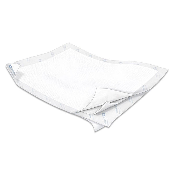 Disposable Underpad Wings Quilted Premium MVP 30 X 36 Inch Airlaid Heavy Absorbency