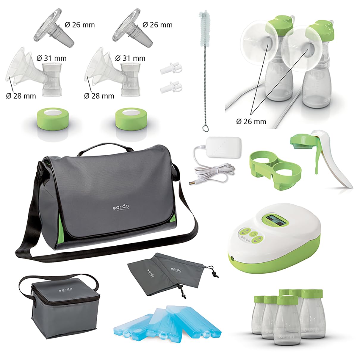 double electric breast pump kit calypso to go