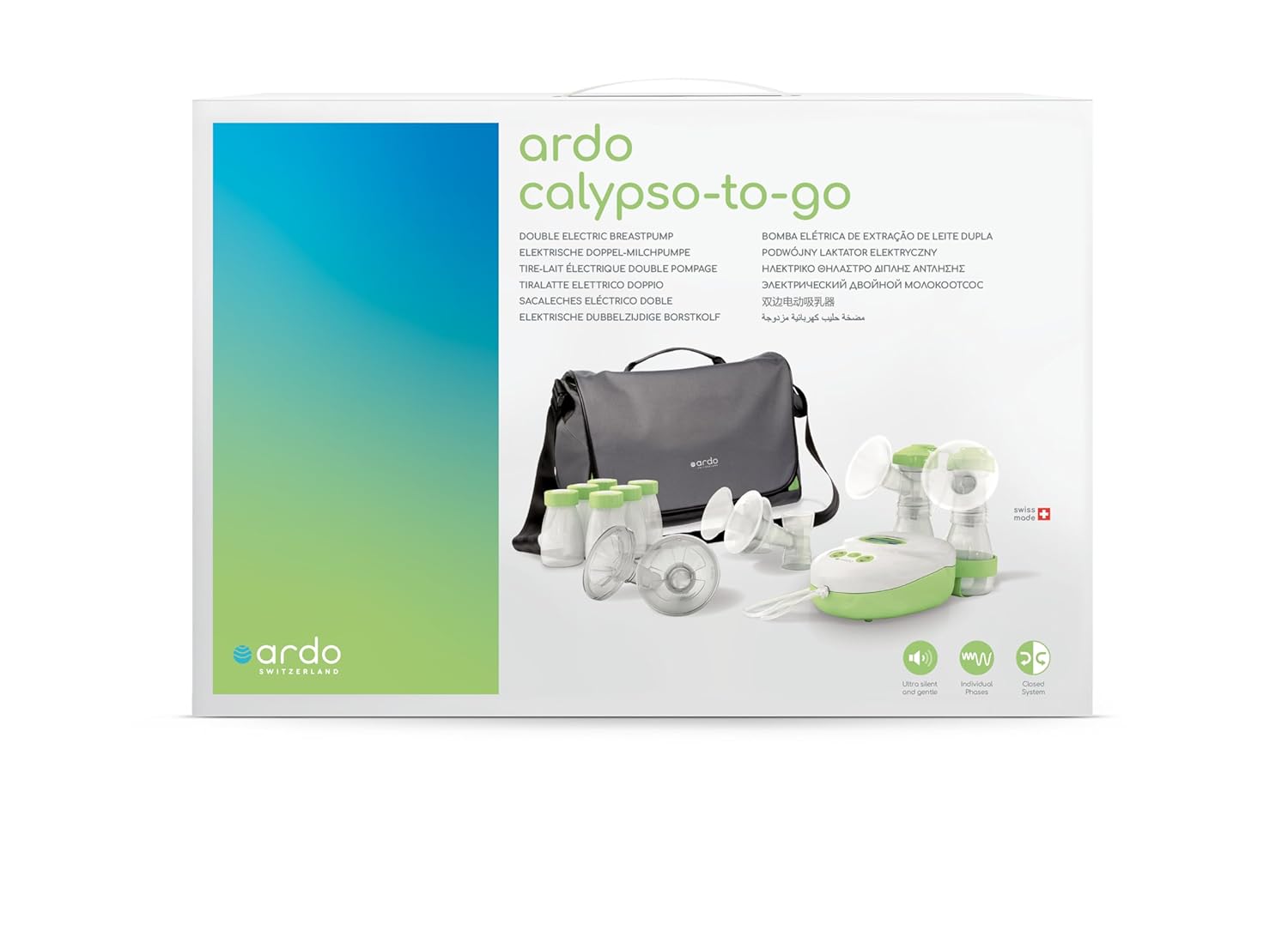 double electric breast pump kit calypso to go