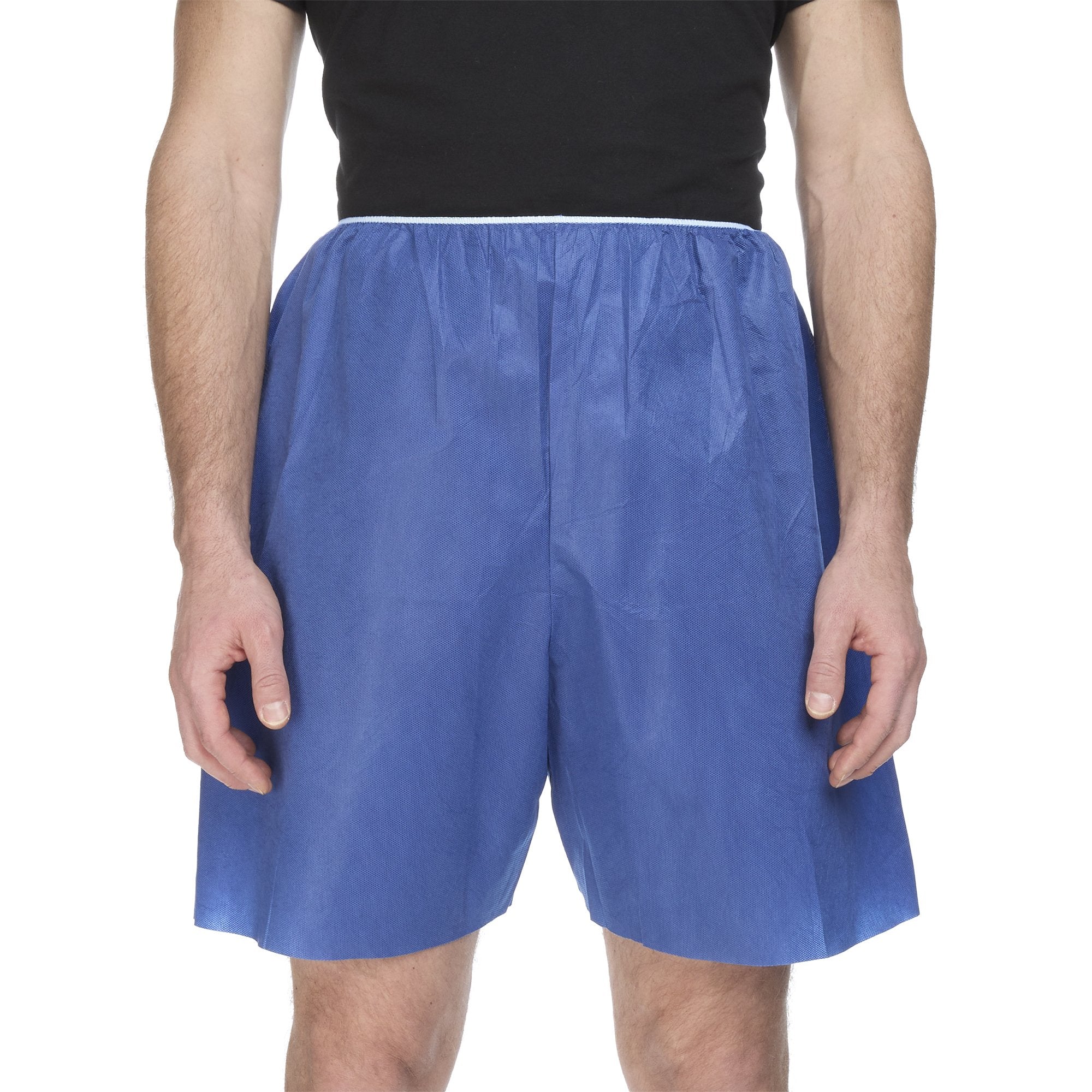 Exam Shorts McKesson 2X-Large Blue SMS Adult Disposable, Packaging Type- Case