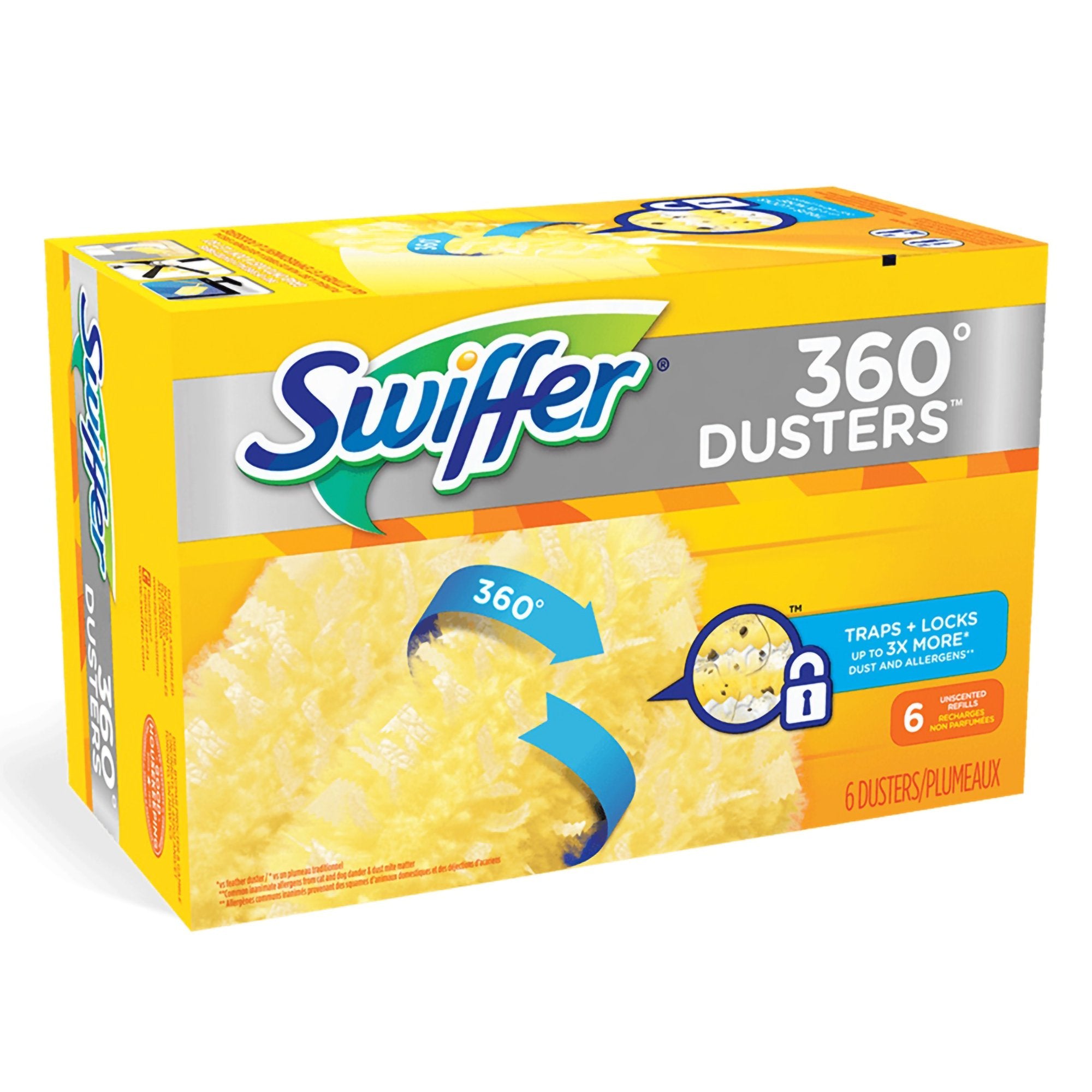 Duster Refill Swiffer 360° Dusters Coated Fibers, Packaging Type- Box