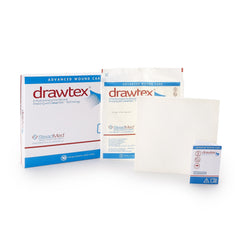 Hydroconductive Wound Dressing Drawtex 8 X 8 Inch Square