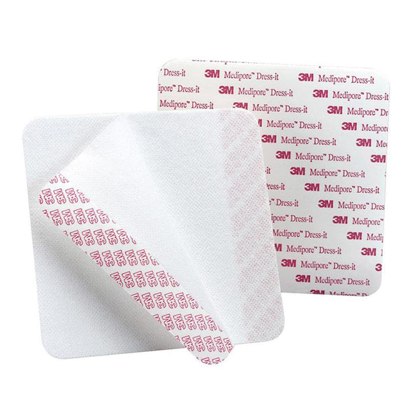 Dressing Retention Tape with Liner 3M Medipore Dress It White 3 7/8 X 4 5/8 Inch Soft Cloth NonSterile