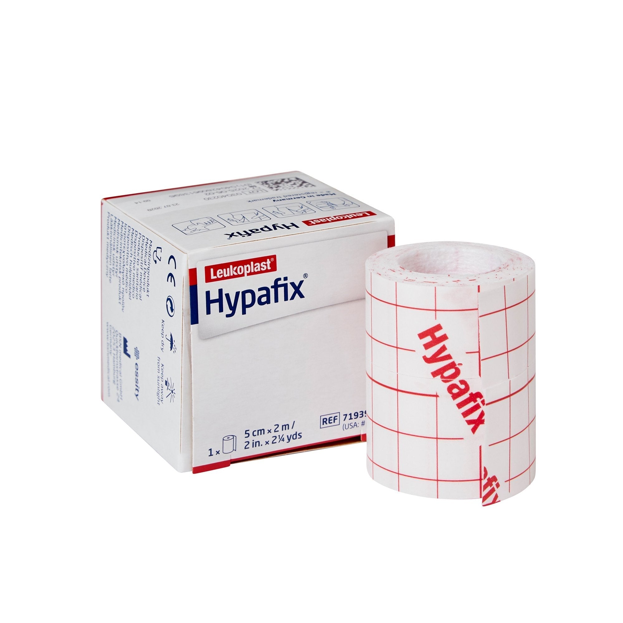Dressing Retention Tape with Liner Hypafix White 2 Inch X 2 Yard Nonwoven Polyester NonSterile