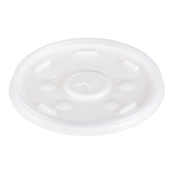 Drinking Cup Lid Dart Translucent Plastic Disposable