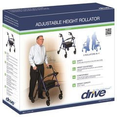 drive four wheel rollator blue drive 4 wheel rollator mk852331ea