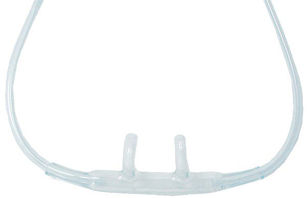 Nasal Cannula Cozy Pediatric Curved Prong / NonFlared Tip 7 Foot O2 Line