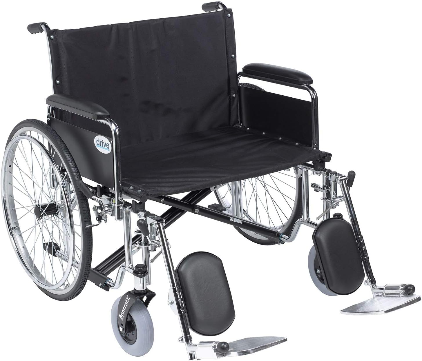 drive sentra heavy duty extra wide wheelchair 700 lb capacity