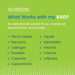 drug disposal system rx destroyer all purpose 13 lbs carton weight packaging type case