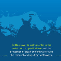 drug disposal system rx destroyer all purpose pro series 23 lbs carton weight packaging type case