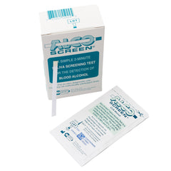 Drugs of Abuse Test Kit Alco Screen Alcohol Screen 24 Tests CLIA Waived