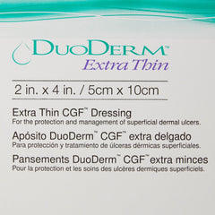 duoderm extra thin hydrocolloid dressing 2 x 4 inch duoderm extra thin cgf thin hydrocolloid dressing mk205196bx