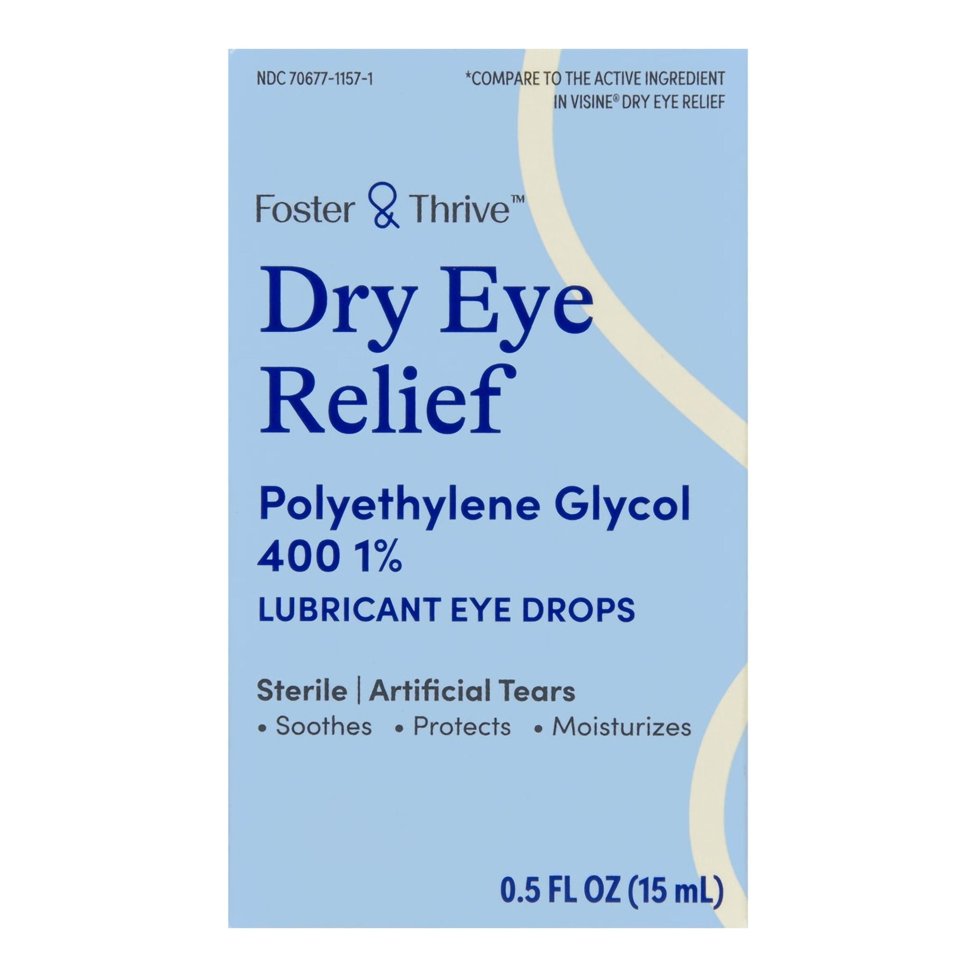 Eye Lubricant Foster & Thrive 0.5 oz. Eye Drops, Packaging Type- Each