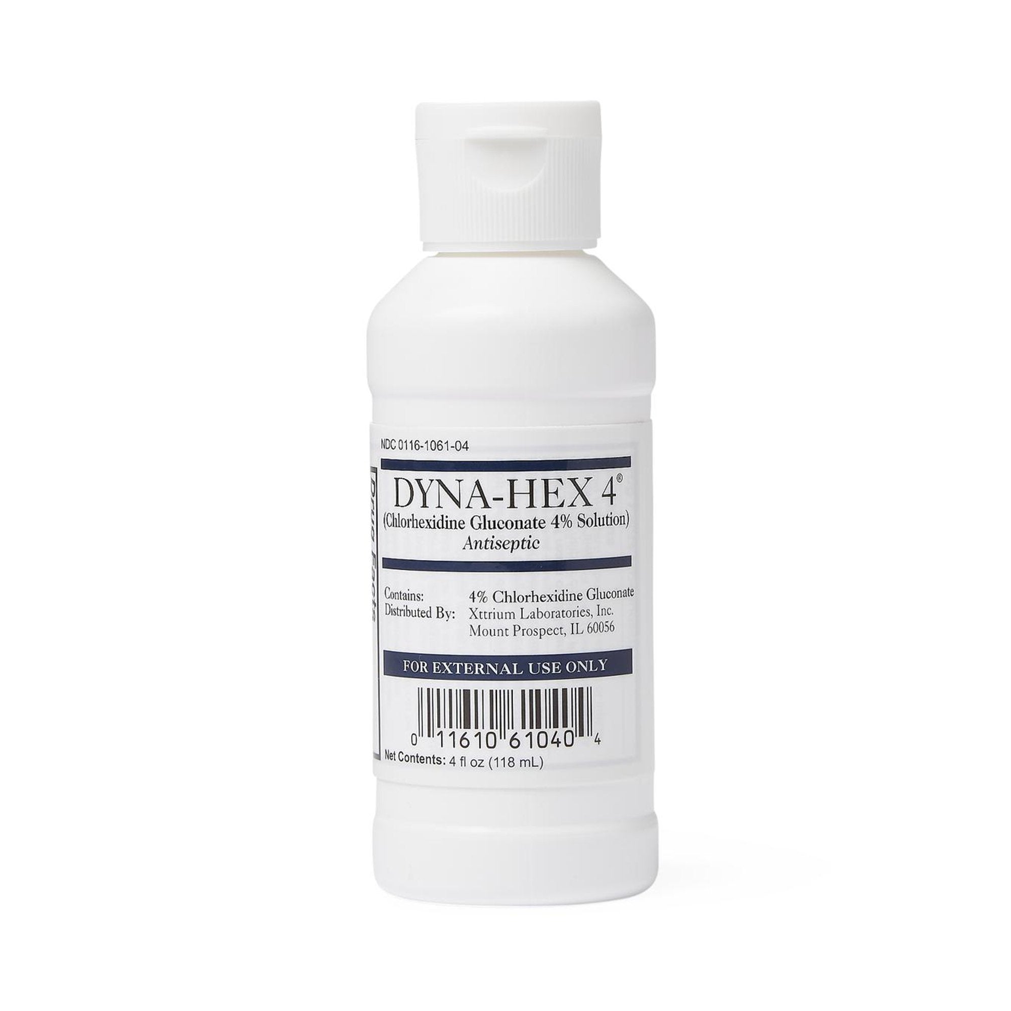 Surgical Scrub Solution Dyna Hex 4 4 oz. Bottle 4% Strength CHG (Chlorhexidine Gluconate) NonSterile