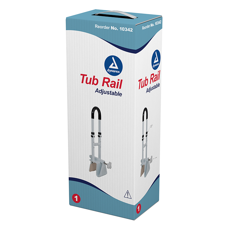 dynarex adjustable tub rail