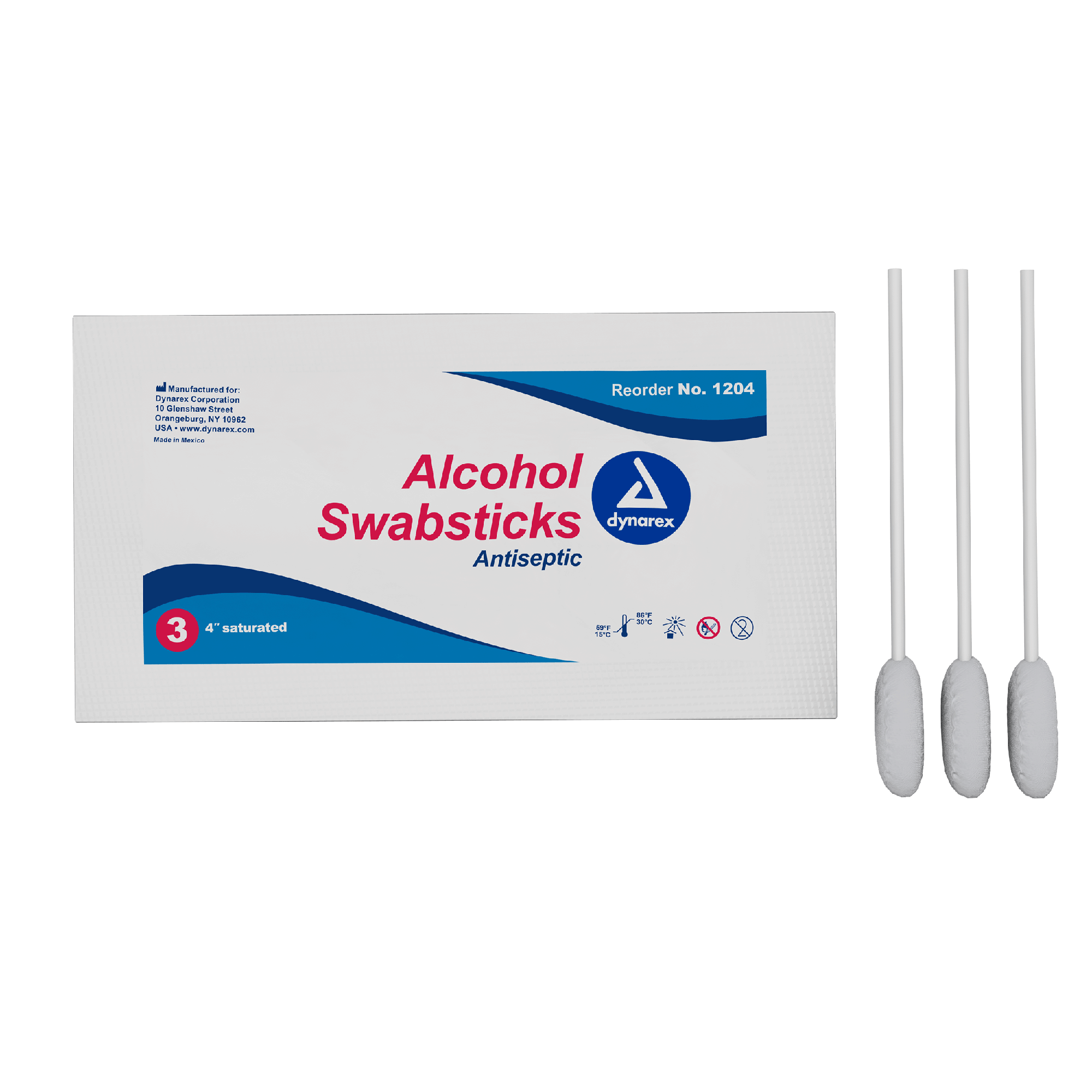 dynarex alcohol swabsticks