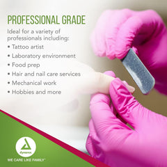 dynarex aloeskin nitrile exam gloves with aloe powder free