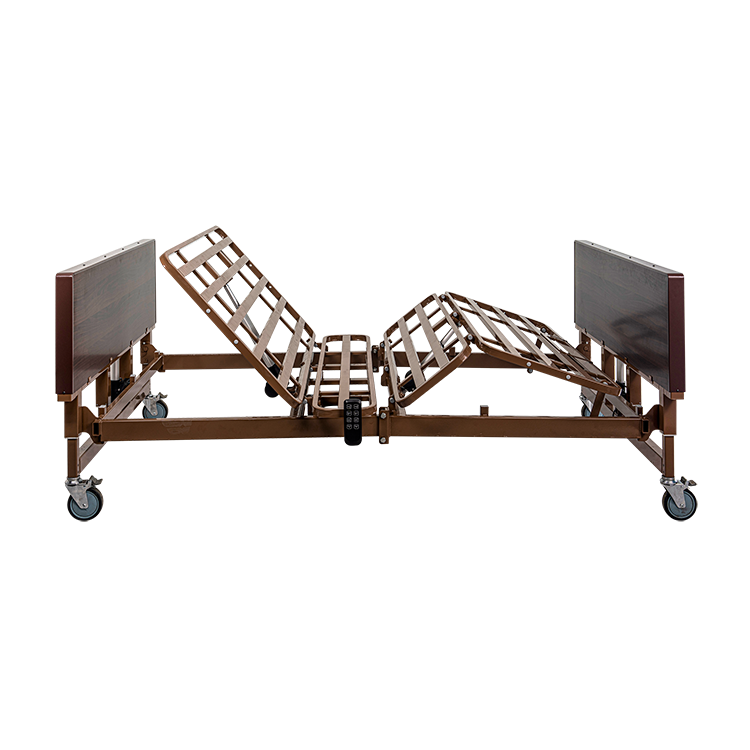 dynarex bariatric hd full electric homecare bed no rail half rail