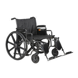 dynarex bariatric hd wheelchair w elr