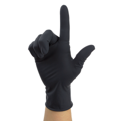 dynarex black arrow latex exam gloves powder free