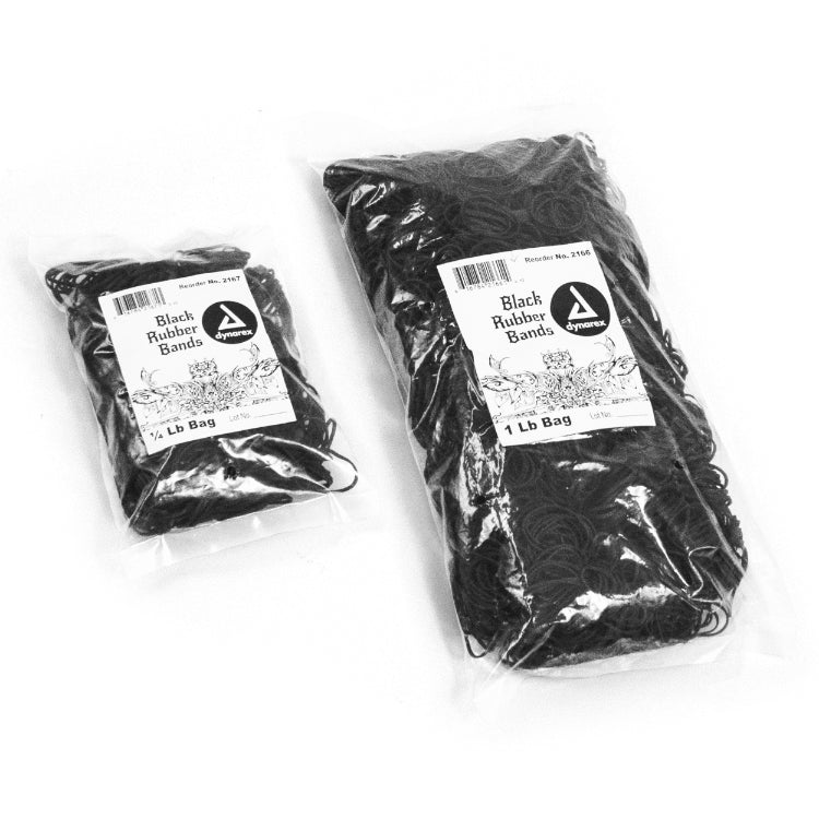 dynarex black rubber bands