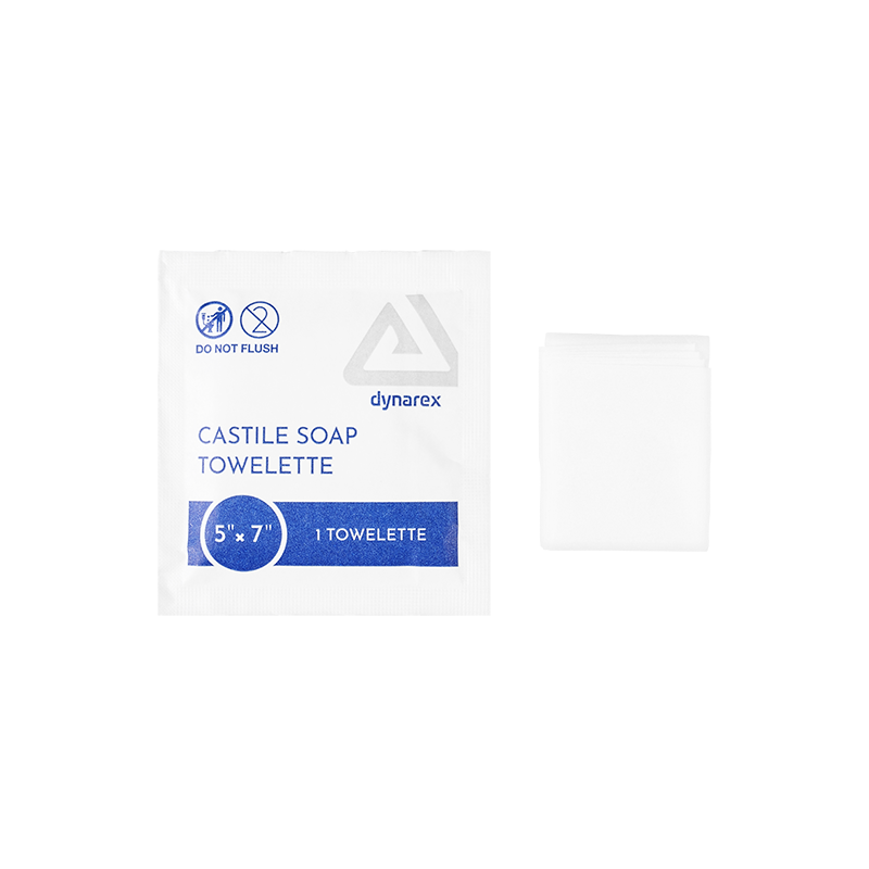 dynarex castile soap towelettes
