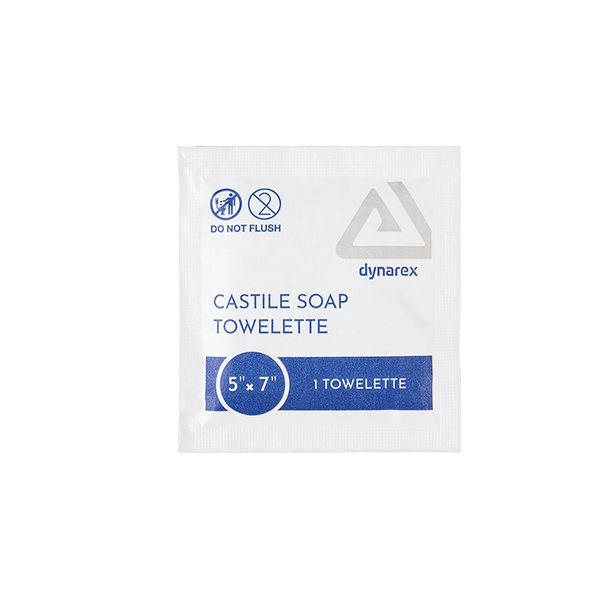 dynarex castile soap towelettes