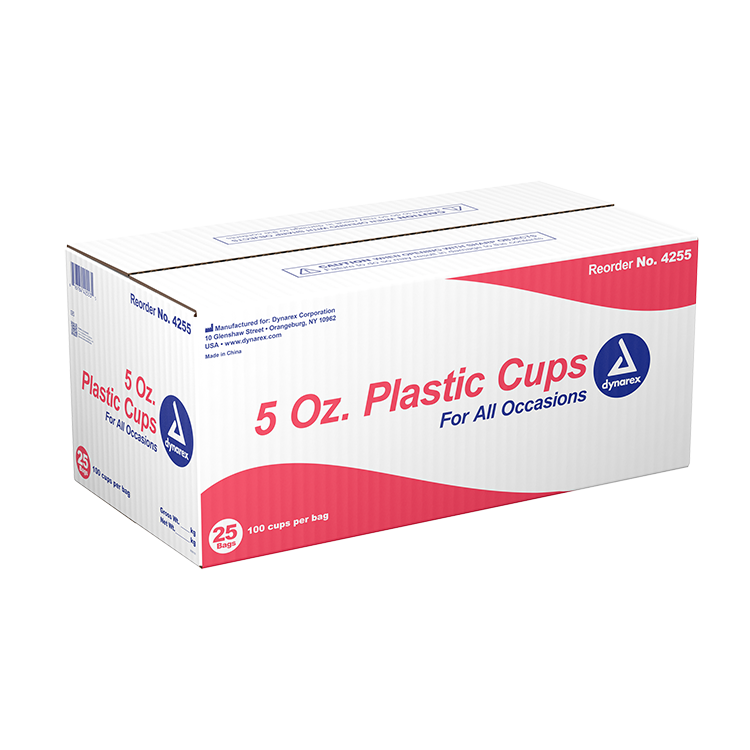 dynarex clear drinking cups
