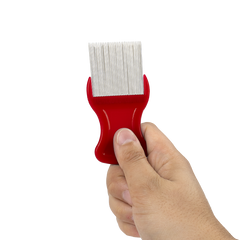 dynarex clearnit metal lice and nit removal comb with handle
