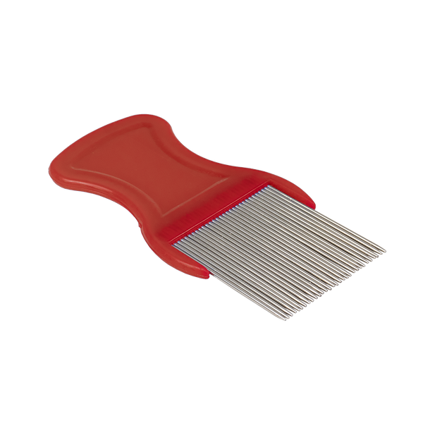 dynarex clearnit metal lice and nit removal comb with handle