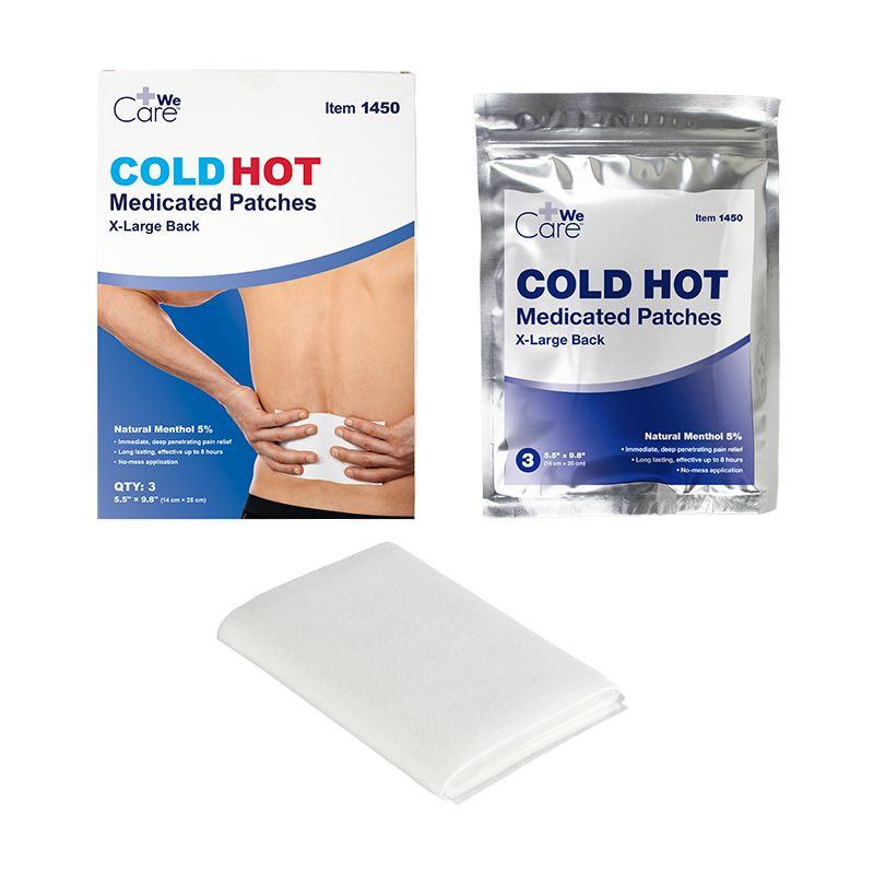 dynarex cold hot medicated patches