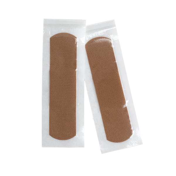 dynarex colorfit adhesive fabric bandages brown