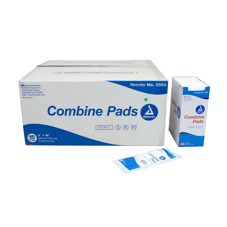 dynarex combine pads sterile non sterile 1