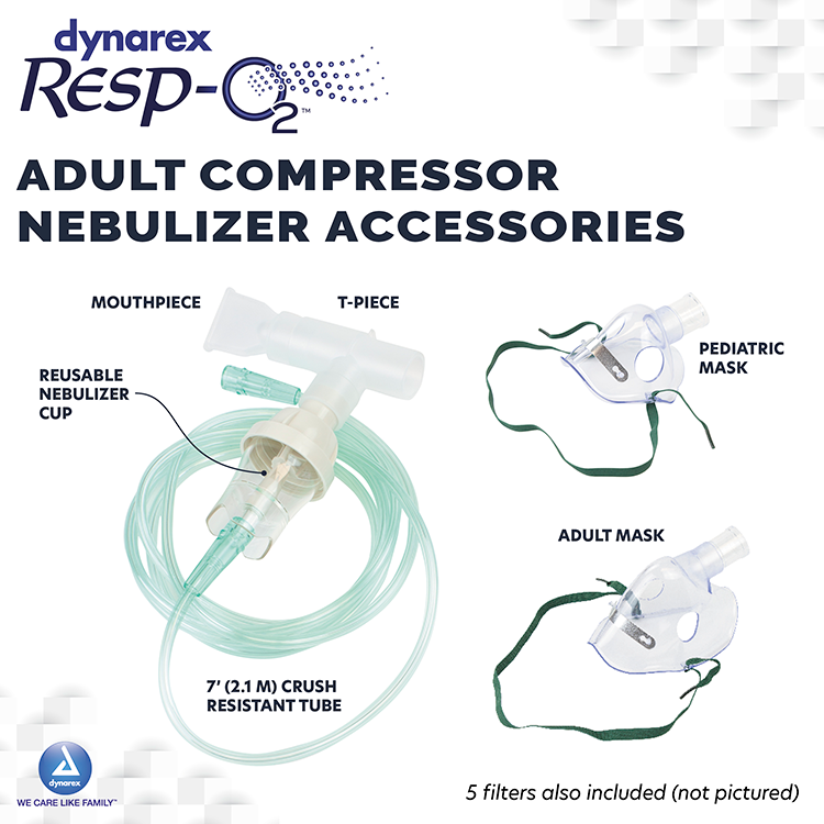 Dynarex Compressor & Nebulizer machine | Respiratory Therapy