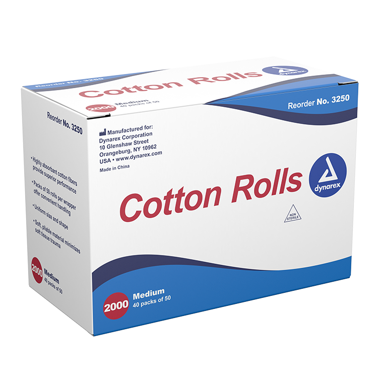 dynarex cotton rolls