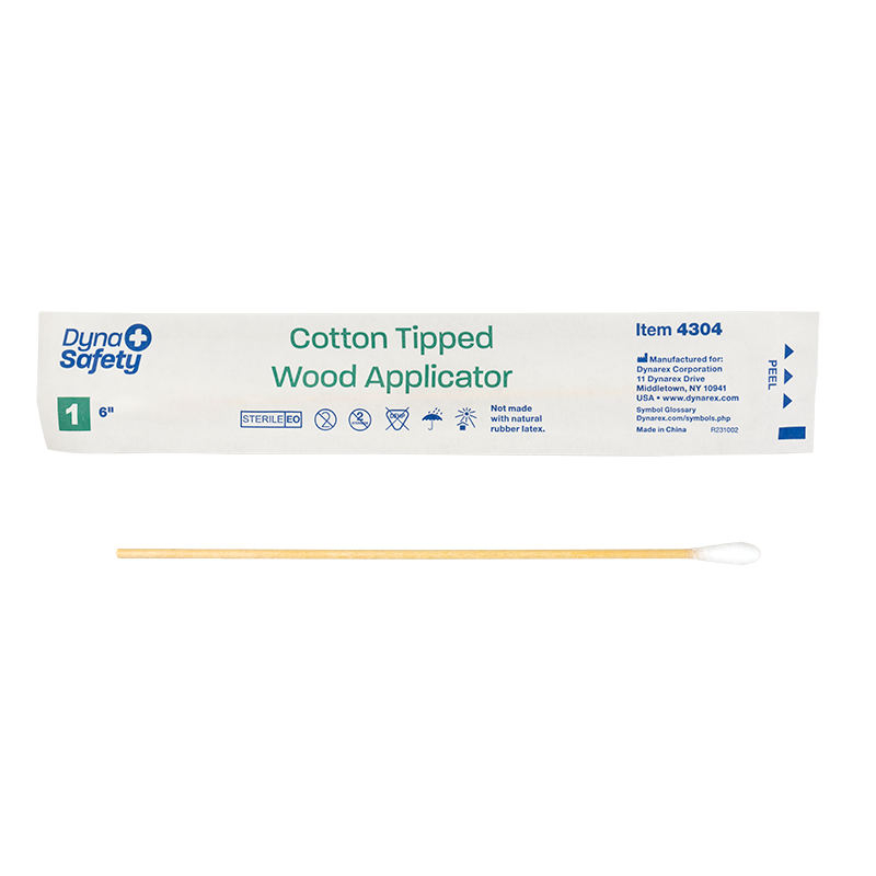 dynarex cotton tipped applicators