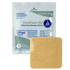 dynarex curafoam ag foam dressing