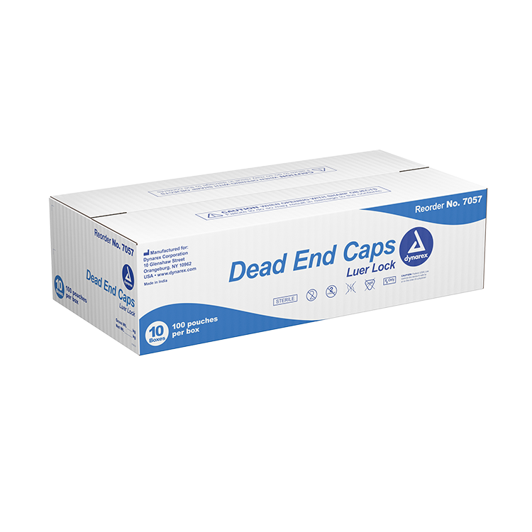 dynarex dead end caps luer lock