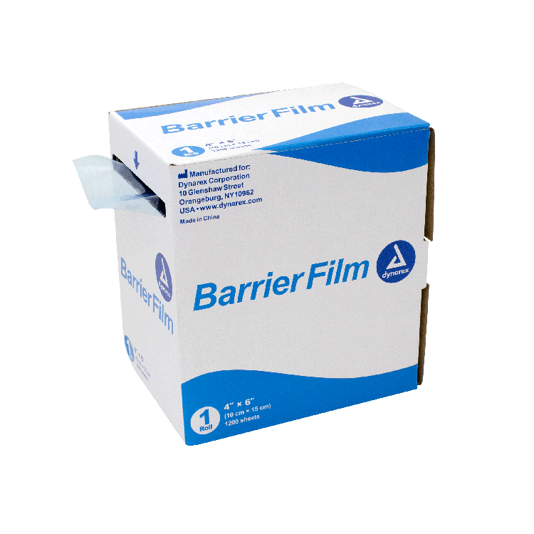 dynarex dental barrier films 1200bx 8cs