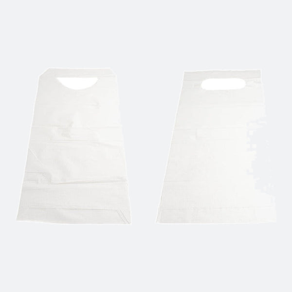 dynarex disposable adult lap bibs