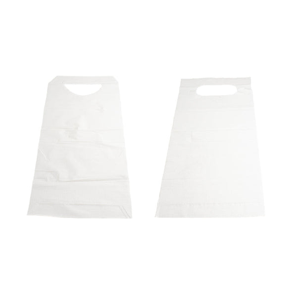 dynarex disposable adult lap bibs
